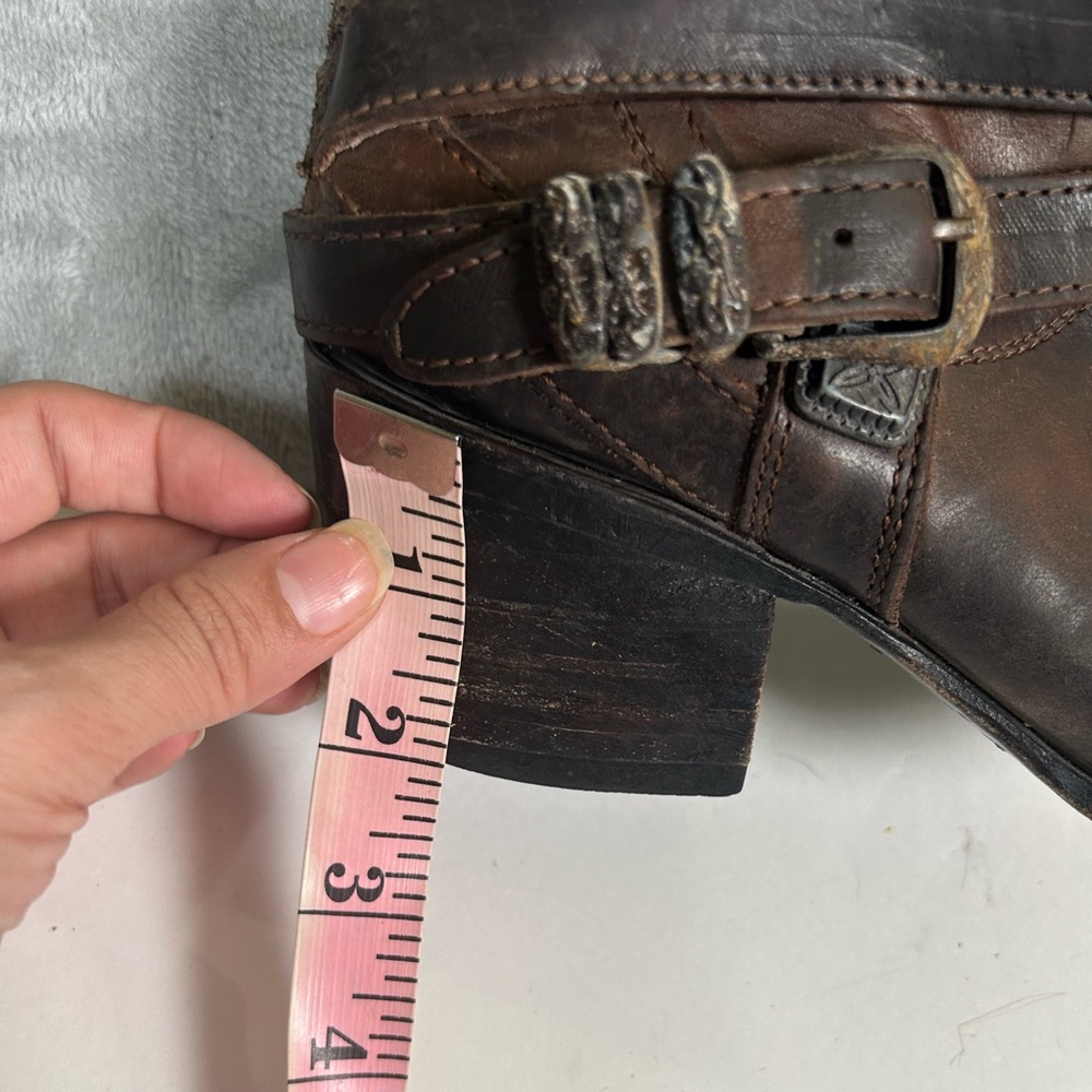 Freebird by Steven pikes wrap strap leather buckle boots - Picture 3 of 12